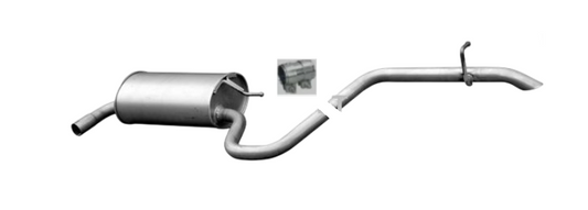 Asmet Endschalldämpfer Endtopf Auspuffanlage für Kia Ceed SW 1.4i 1.6i 16V 07-12