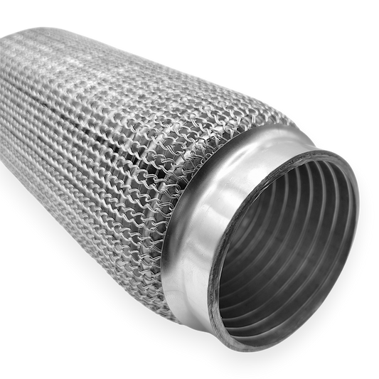 60x250 Flexrohr Flexstück Auspuff Katalysator Softflex Edelstahl mit Interlock