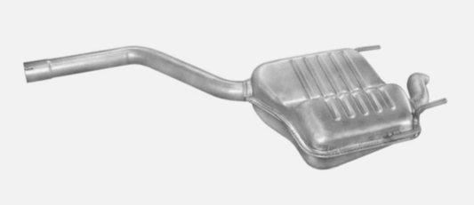 Auspuff hinten Endschalldämpfer Endtopf Mercedes C-Klasse C 220 D C 250 D W202
