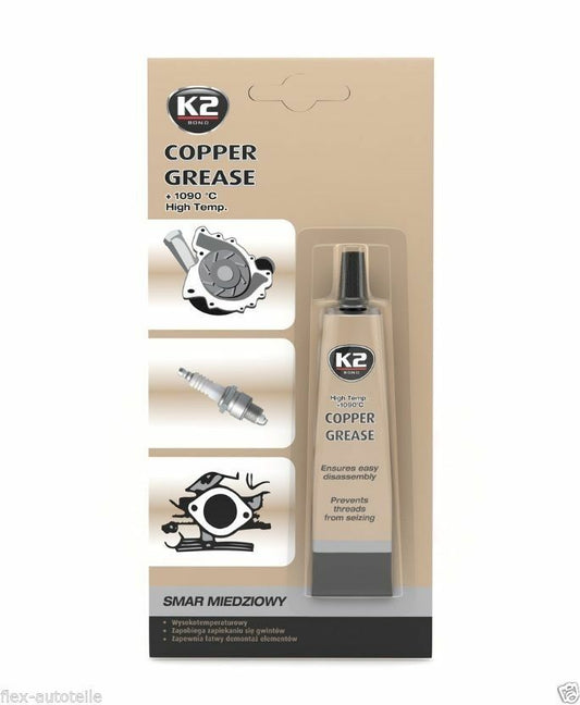 K2 copper paste 20g copper fat mounting paste CU brake paste copper sliding paste