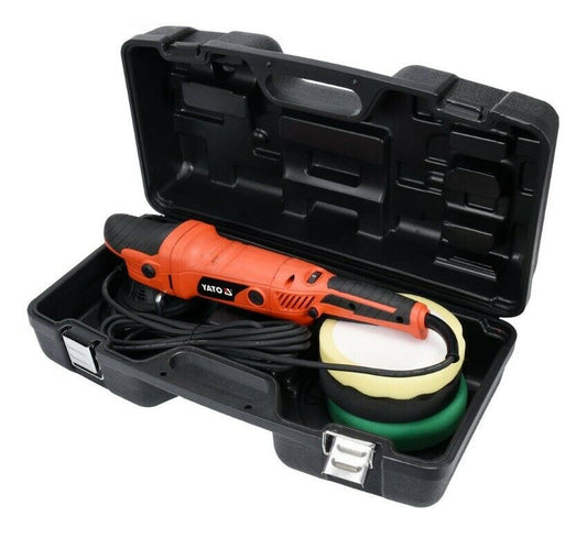 Yato YT-82200 Poliermaschine Rotationsschleifer Lack Poliergerät 150mm 720W