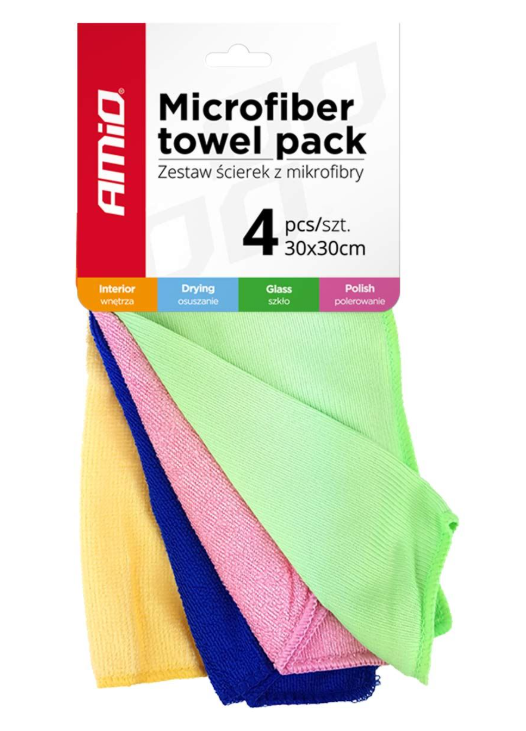 Microfaser Tücher Putztuch Kunststoff Glas polieren Lack Pflegetuch Interieur