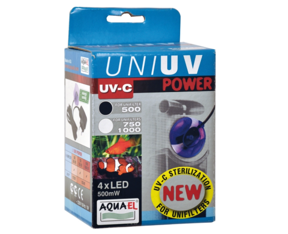 Aquael Uni UV Power Innenfilter Ersatz für Unifilter 500 UV LED Aquarium Filter