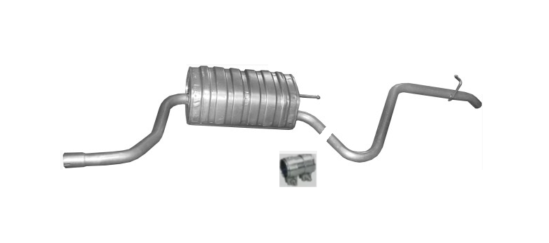 Endschalldämpfer Endtopf Auspuffanlage für Kia Ceed SW 1.4i 1.6i 16V 2007-2012