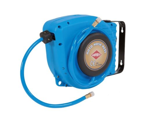 AIRPRESS compressed air hose reel 1/4" 8x12mm automatic hose reel 9m