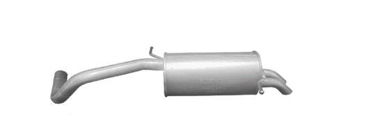 Endschalldämpfer Endtopf Auspuffanlage für VW FOX 1.4 TDI 2003-2015 51kW Diesel