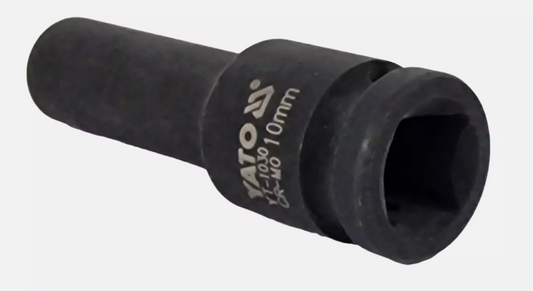 Nuss Kraftnuss Steckschlüssel Schlagschrauber Ratsche lang 1/2" 6-kant 10mm