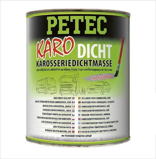 Karosseriedichtmasse streichbar Karosseriedichtstoff pinselbar Grau Auto Kfz LKW