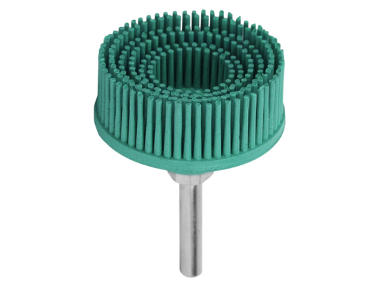 Borstenscheibe Schmirgelkautschuk Schleifbürste Polierscheibe Bohrmaschine grün