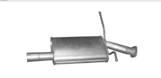 Exhaust midfalder middle sound damper for Hyundai Santa Fe I 2.0 2.4 16V 4x4