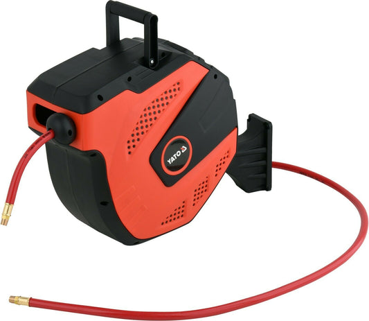 Yato compressed air hose drum 1/4 "9.5mm automatic hose roller 15m coil