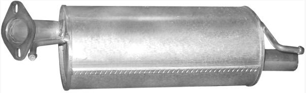 Endschalldämpfer Endtopf Auspuffanlage für Suzuki Swift III 1.3 1.5 DDiS 05-2011