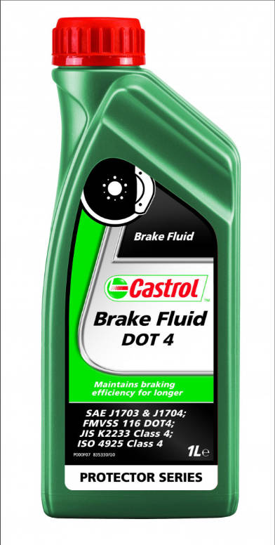 Castrol brake fluid 1l DOT4 J1704 for VW BMW Opel Audi Mercedes Seat Skoda