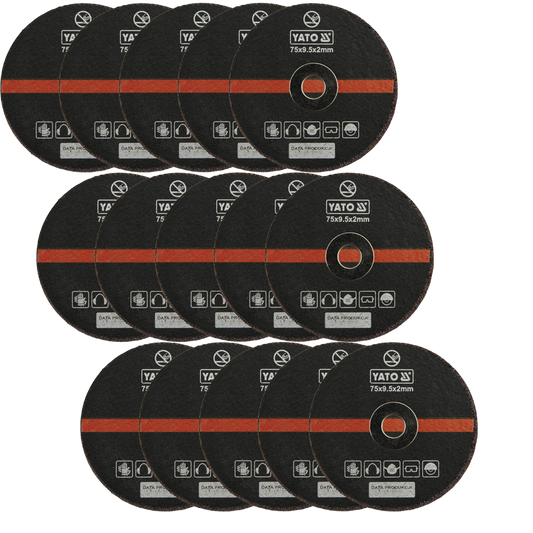 15x Mini Trennscheiben 75 mm Metall Stahl Flexscheiben Luftdruck-Winkelschleifer