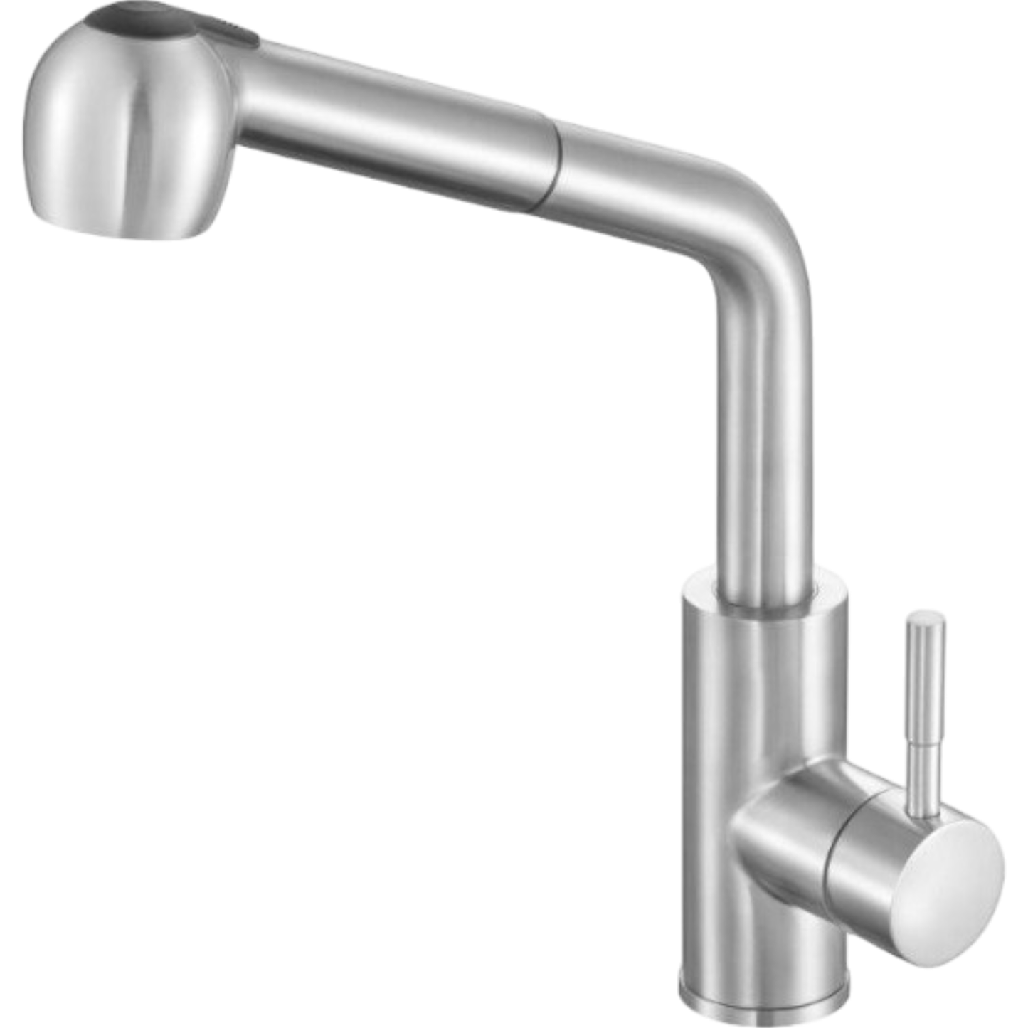 Küchenamatur ausziehbar 21cm 360 Wasserhahn Waschtischarmatur Einhebel gebürstet