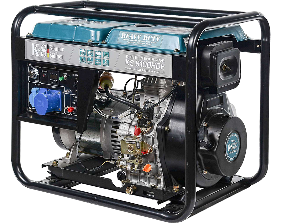 KS8100HDE emergency power unit 230V 32A diesel electricity generator emergency power generator 6.5kW