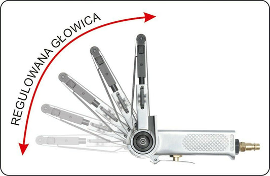 Yato YT-09741 Druckluft Bandschleifer Luftbandschleifer Schleifgerät 10x330mm