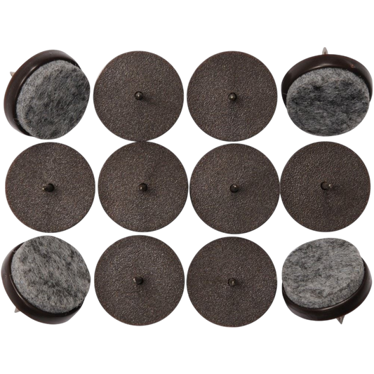 12x Filzgleiter Möbelgleiter robust Filz Stuhlgleiter Gleiter Nagel 20mm Schutz