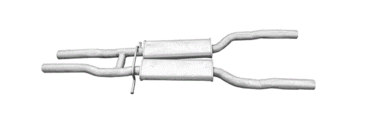 Mittelschalldämpfer Mitteltopf Auspuff für Audi A6 C6 3.2 FSI Quattro 188kW