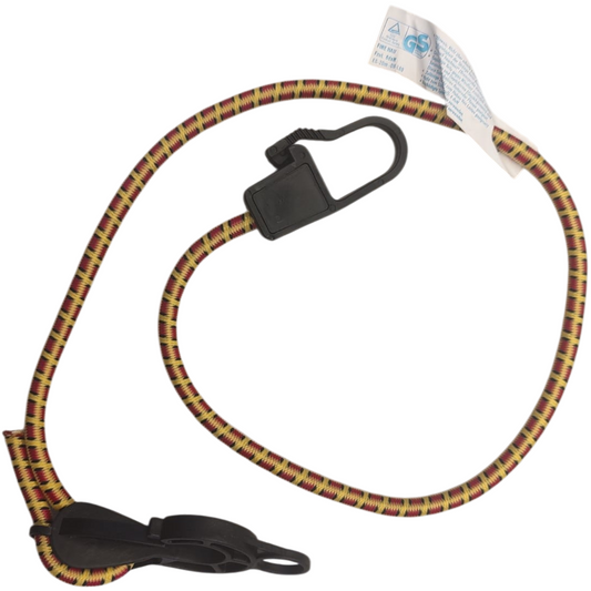 Spanngummi Karabiner-Haken Expander Gepäckspanner Gummispanner Gelb Rot 8mm 80cm