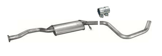 Mittelschalldämpfer Mitteltopf Auspuff für Ford Escort V Orion III 1.6 1990-1996