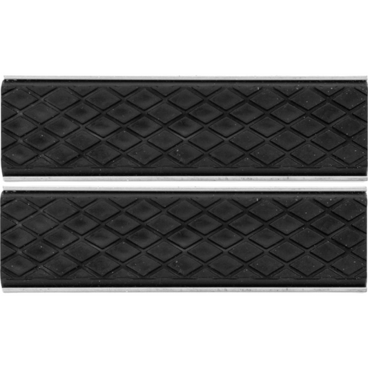 magnetische Schraubstockschutzbacken Gummi Belag 100x30 mm Aluminium Spannbacken