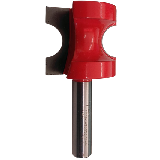 Halbstabfräser Fasenfräser HM D: 28,5 H: 25,4 R: 6,3 Rundprofilfräser Oberfräse