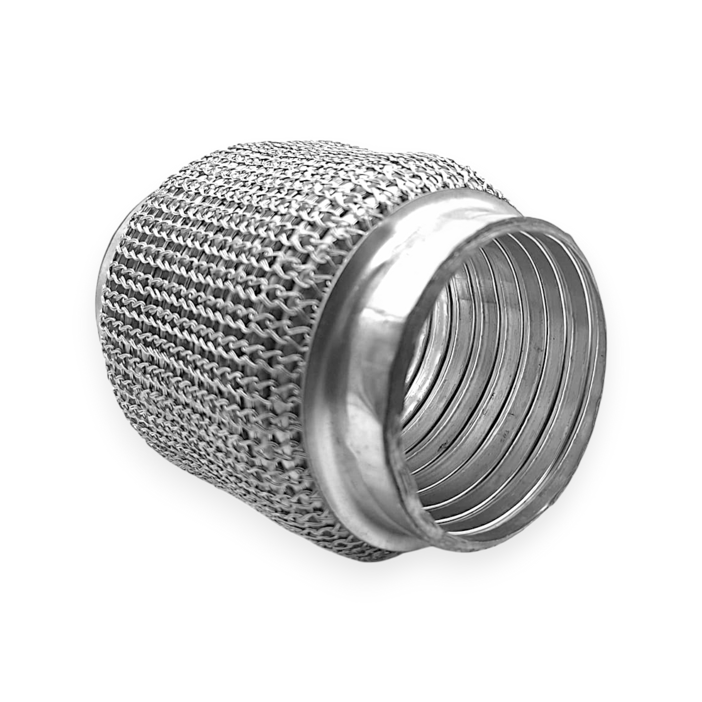 55x100 Flexrohr Flexstück Auspuff Katalysator Softflex Edelstahl mit Interlock