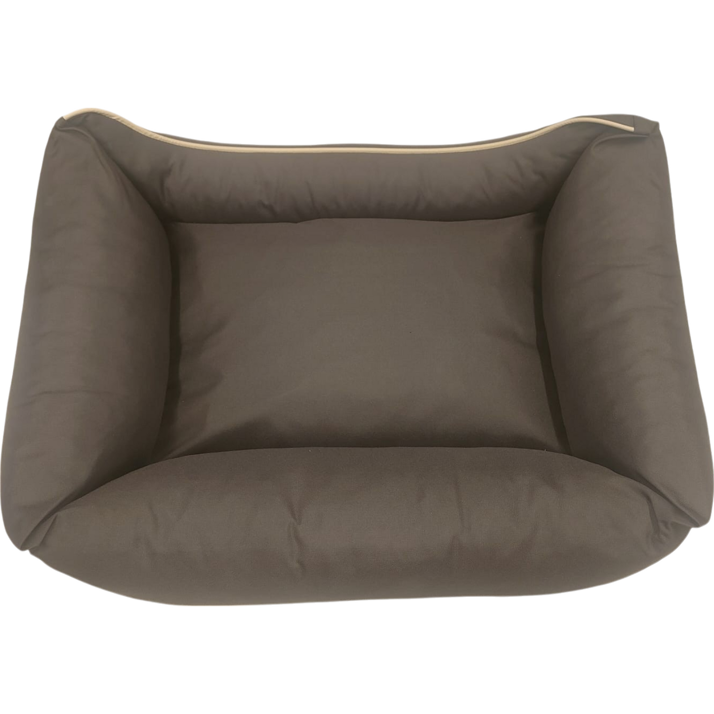 Hundebett Hundekorb Hundekissen Hundesofa Liegeplatz Polyester Korb Gr. M Braun
