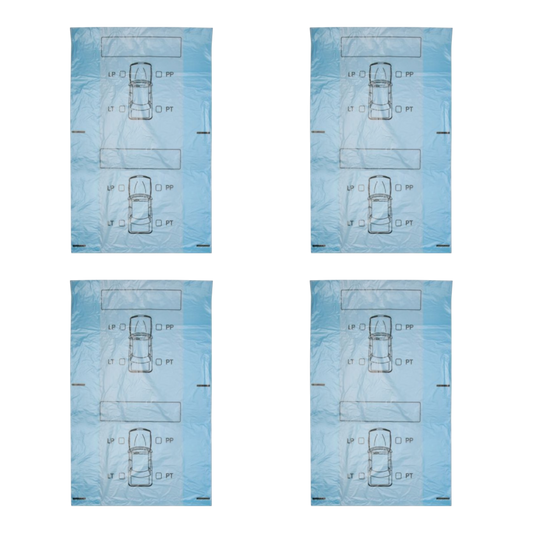 4x PKW Reifenfolie 100cm x 90cm Rädertasche Reifentasche Schutztasche