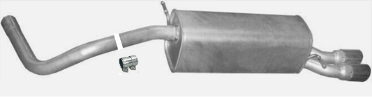Endschalldämpfer Endtopf Auspuff hinten Audi A1 8X1 8XK 1.4 TFSI 90KW 10-15