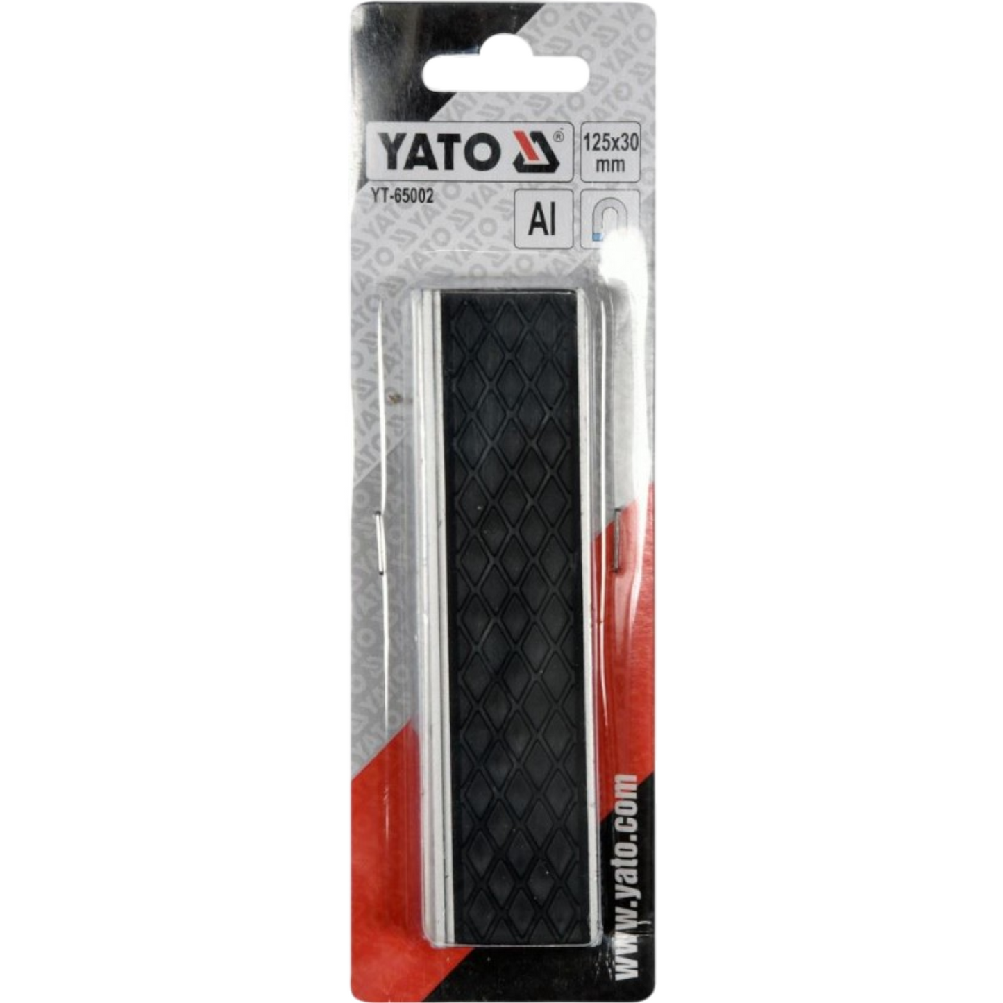 magnetische Schraubstockschutzbacken Gummi Belag 125x30 mm Aluminium Spannbacken