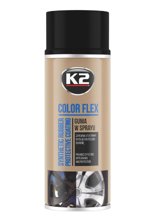 Sprühfolie Felgenfolie Flüssiggummi Folie folieren Lack schwarz glanz 400ml