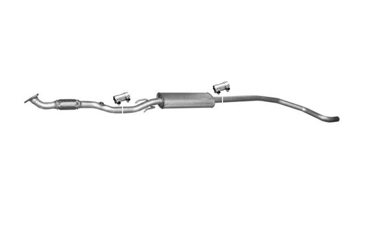 Hosen tube flex pipe exhaust medium silencer mid -silencer mid -pipe for Opel Corsa D 1.4