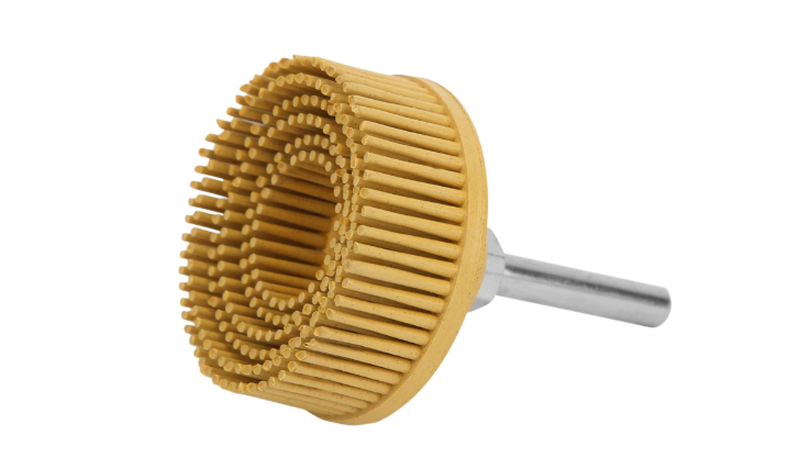 Borstenscheibe Schmirgelkautschuk Schleifbürste Polierscheibe Bohrmaschine gelb