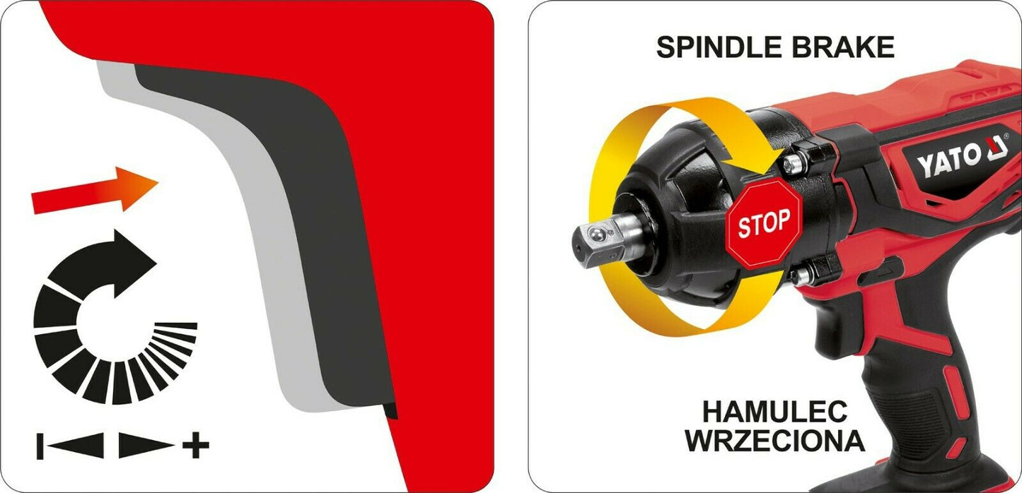 Yato battery pitcher 300NM cordless screwdriver charger screwer accu yt-82804