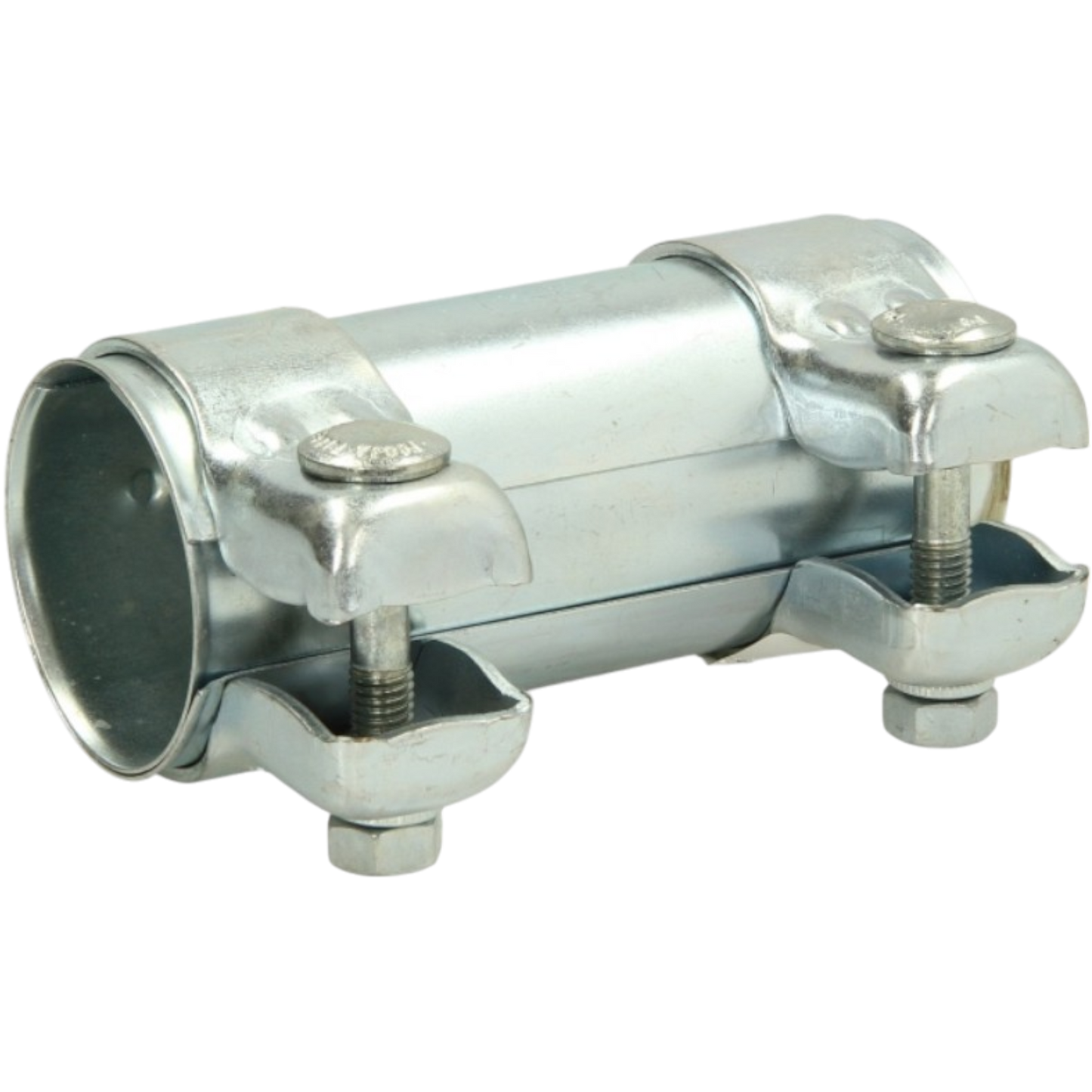 Exhaust clamp pipe clamp Double clamp pipe connector clamp 45 x 125 mm Opel