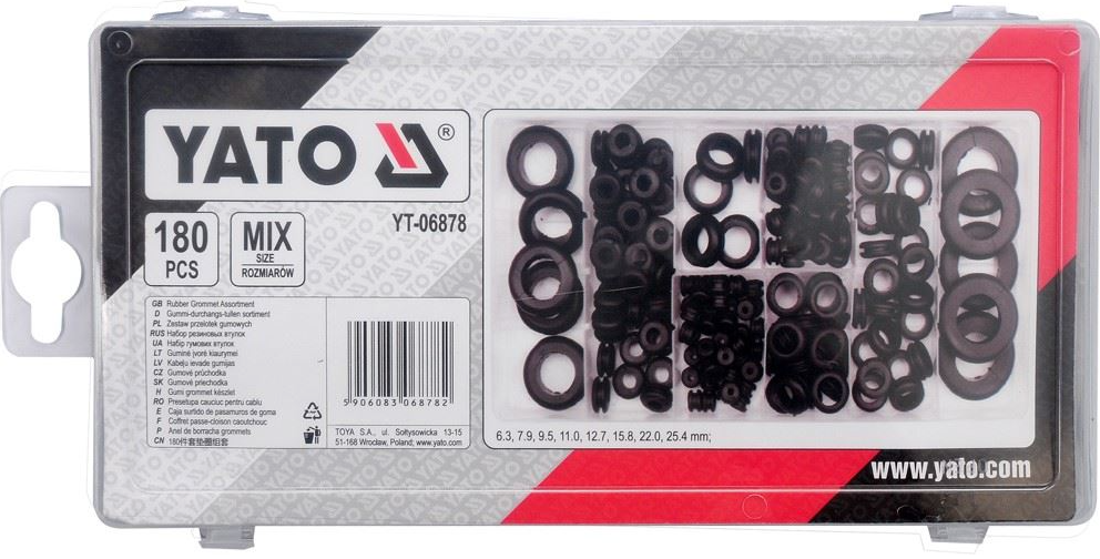 Sortiment Dichtringe Durchgangstüllen Kabeldurchführung O-Ringe 180tlg 8-32mm