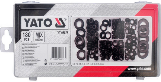 Sortiment Dichtringe Durchgangstüllen Kabeldurchführung O-Ringe 180tlg 8-32mm