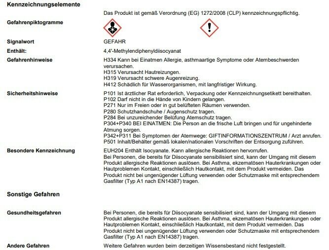 BOLL Scheibenkleber Set 310ml Kartusche Kleber Frontscheibe Auto Kfz PKW