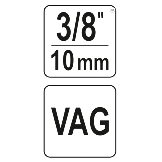 Nockenwellen Drehschlüssel Steckschlüssel für VAG 3/8" 10mm Einstellbuchse