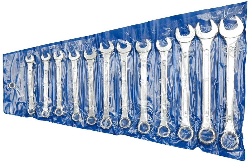 Vorel 51620 Maulschlüsselset 12-tlg Gabelschlüssel Maul Ringschlüssel 6-22 mm