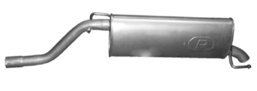 Endschalldämpfer Endtopf Auspuff Fiat Grande Punto 199 1,3 D JTD Multijet
