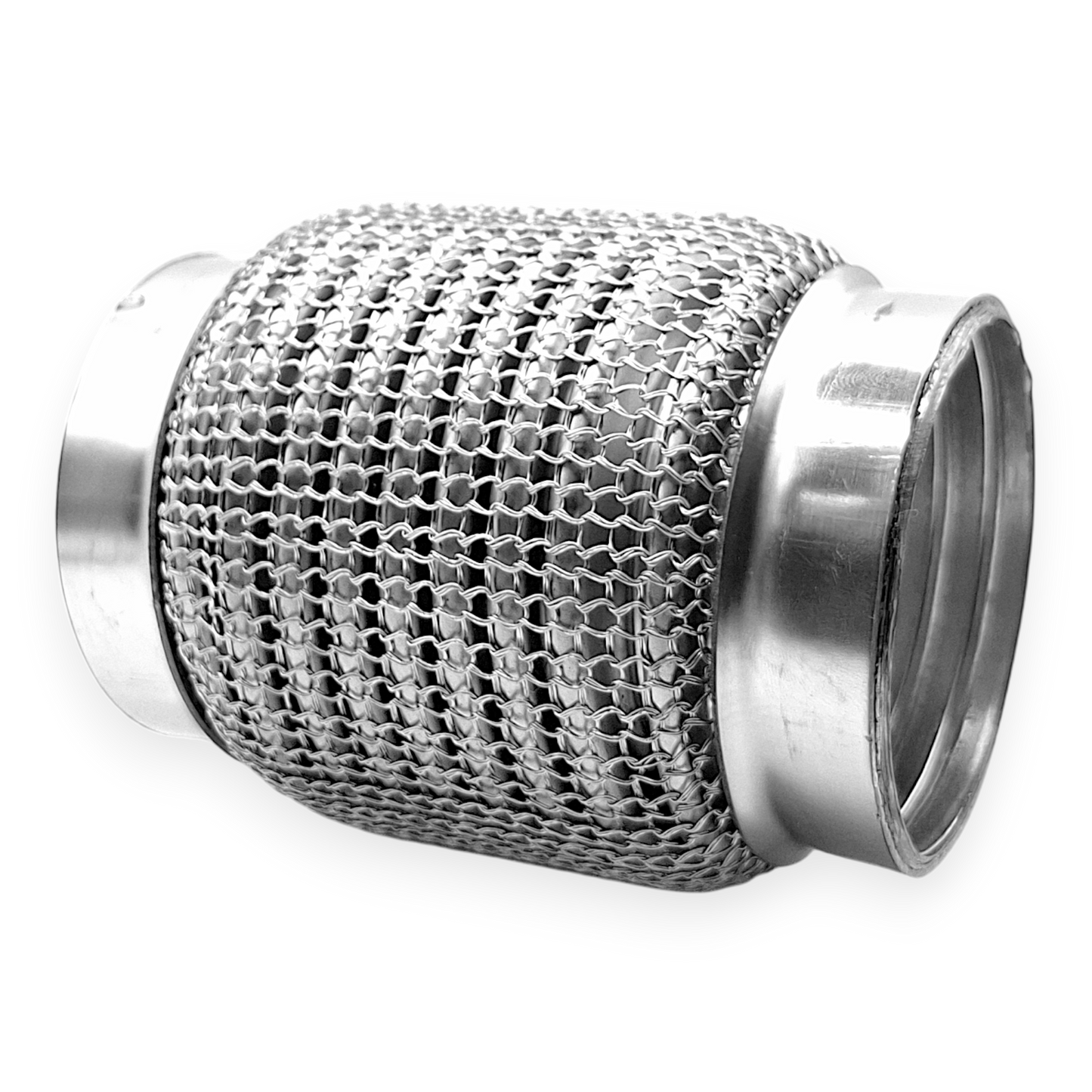 60x100 Flexrohr Flexstück Auspuff Katalysator Softflex Edelstahl mit Interlock