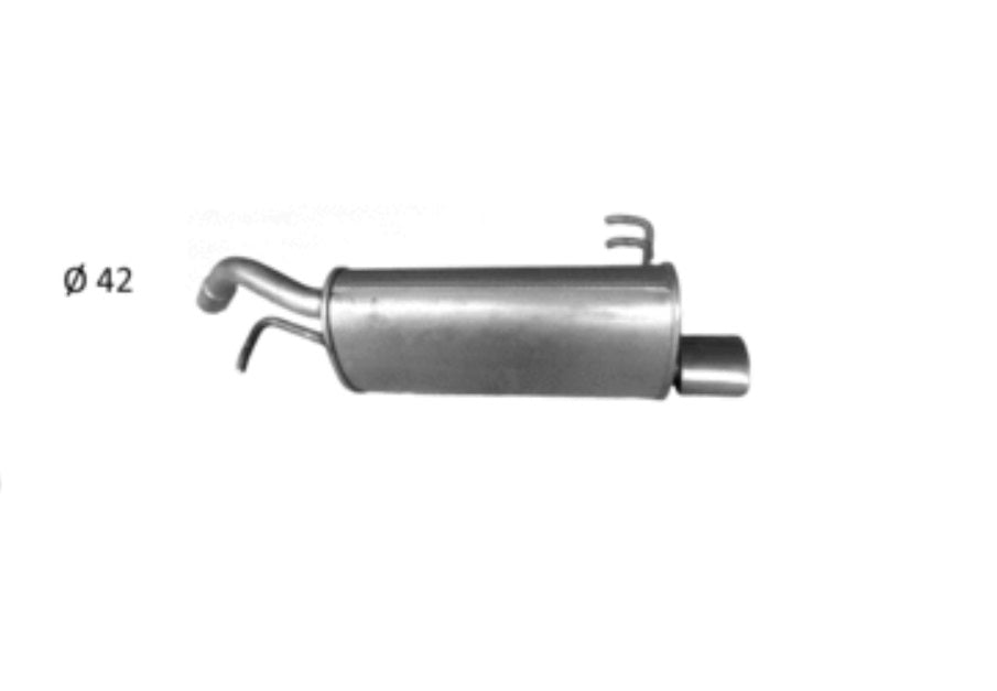 Exhaust rear muffler muffler Colt Smart Forfour 1.1 1.3