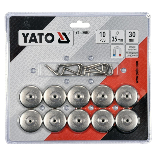 Haken magnetisch Halter Aufhänger 10tlg 35mm 30mm Topfmagnet Hakenmagnet Magnet