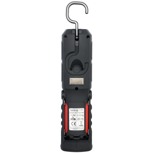 Werkstattlampe Arbeitsleuchte 280lm Taschenlampe Kfz Auto Handlampe 8+1 LED 3xAA