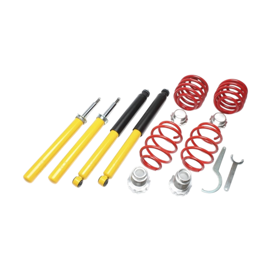 TA Technix Gewindefahrwerk Stoßdämpfer Feder für Opel Astra F Kadett E CC T92