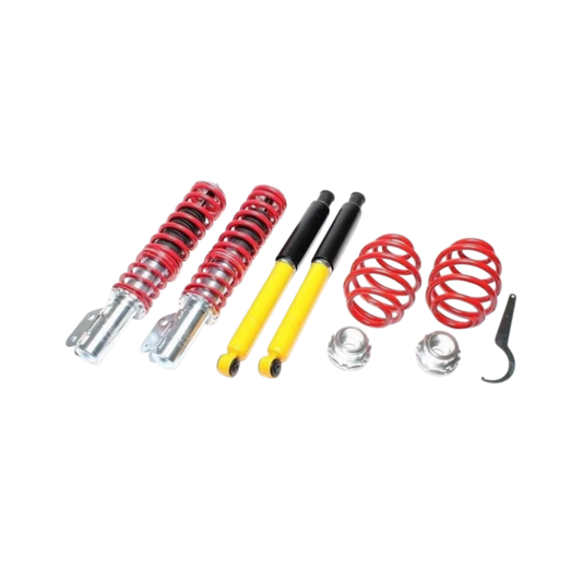 TA Technix Gewindefahrwerk Stoßdämpfer Feder für Opel Corsa A B CC 1982-1993