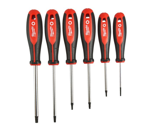 Milwaukee Torx Schraubendreher Schlüssel Magnetspitze Lobe Set 6tlg T10 - T40